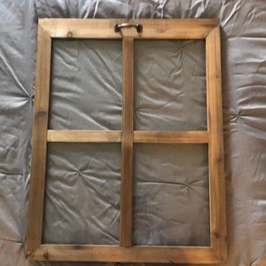 Window picture frame